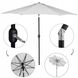 Зонт садовый стоячий (для террасы, пляжа) с наклоном Springos 290 см GU0020 2826 фото 3