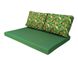 Комплект водоотталкивающих подушек для паллет-дивана eGarden KOLIBRI 120x80x10/120x60x20 5202 фото 3