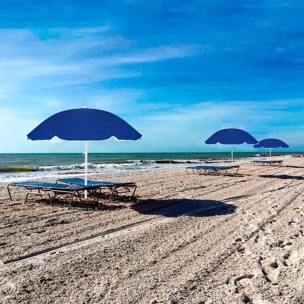 Пляжный зонт Springos 180 см с регулировкой высоты и наклоном BU0022 3638 фото