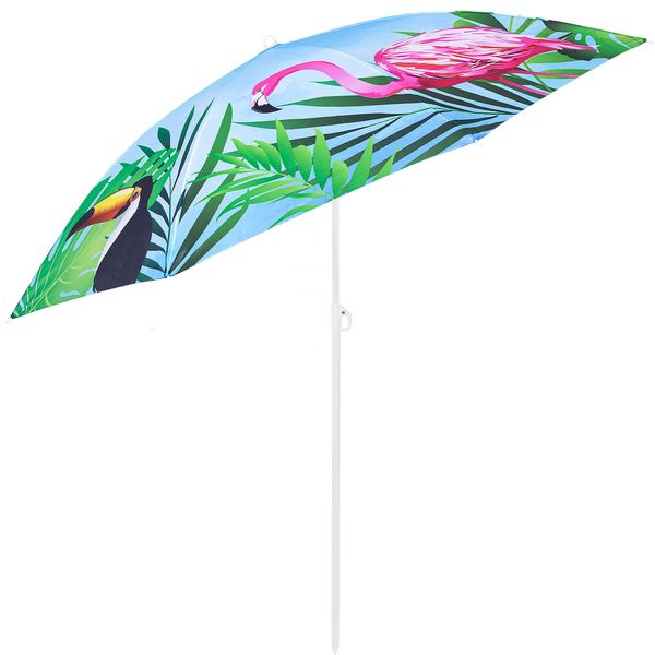 Пляжна парасоля Springos 180 см з регульованою висотою та нахилом BU0021 3639 фото