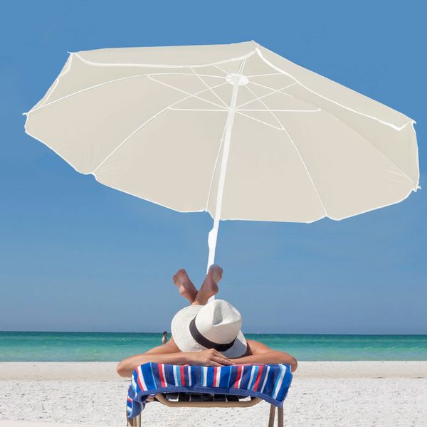 Пляжна парасоля Springos 160 см з регулюванням висоти BU0018 3641 фото
