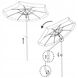 Пляжный зонт с регулированной высотой и наклоном Springos 180 см BU0007 2135 фото 7