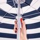 Пляжна парасолька з регульованою висотою та нахилом Springos 180 см BU0012 2137 фото 10