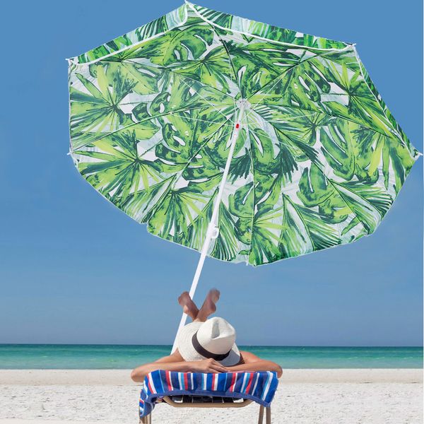 Пляжный зонт Springos 160 см з регулировкой высоты BU0016 3643 фото
