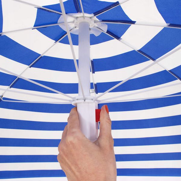 Пляжна парасолька з регульованою висотою та нахилом Springos 180 см BU0008 2138 фото