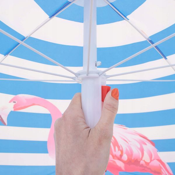 Пляжна парасолька з регульованою висотою та нахилом Springos 180 см BU0013 2139 фото