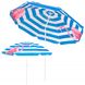Пляжна парасолька з регульованою висотою та нахилом Springos 180 см BU0013 2139 фото 1