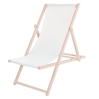 Шезлонг (кресло-лежак) дерев'яний для пляжа, террасы и сада Springos DC0010 OXFORD33 3646 фото