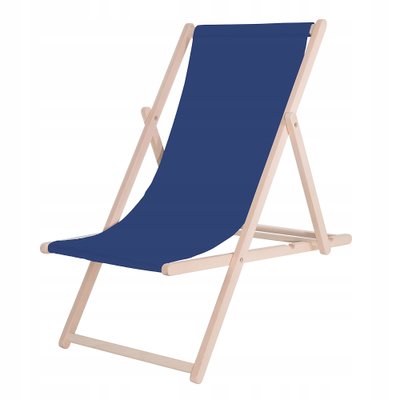Шезлонг (кресло-лежак) дерев'яний для пляжа, террасы и сада Springos DC0001 NB 2953 фото