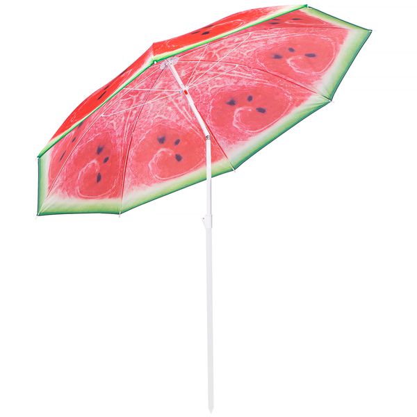 Пляжна парасоля Springos 180 см з регульованою висотою та нахилом BU0020 3640 фото