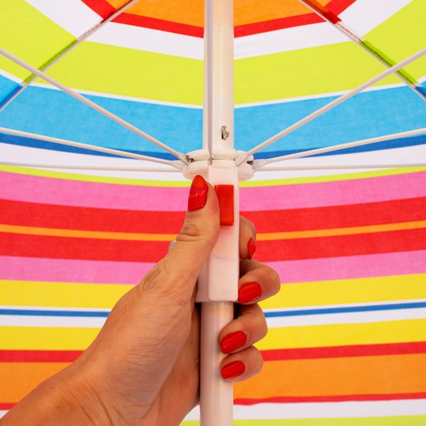 Пляжна парасоля Springos 160 см з регулюванням висоти BU0017 3642 фото