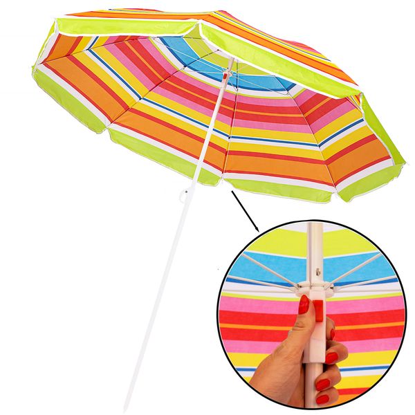 Пляжный зонт Springos 160 см з регулировкой высоты BU0017 3642 фото