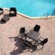 Стол для сада пластиковый BICA Dallas, коричневый 1862547179 фото 2