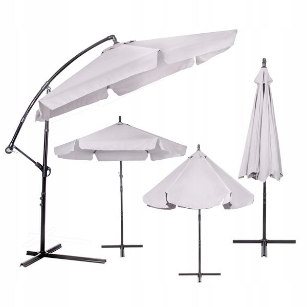 Зонт садовый угловой с наклоном Springos 350 см GU0009 2175 фото