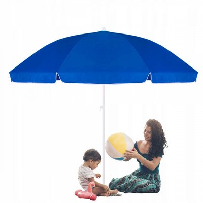 Пляжна (садова) парасоля Springos 240 см підсилена з регулюванням висоти BU0003 2898 фото