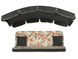 Комплект подушек для качелей Ost-Fran MALTA 170x110x10 см, ткань Меджик Аранча/657-497 2724 фото 1